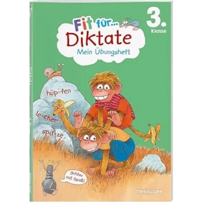 Abbildung von Fit für Diktate 3. Klasse. Mein Übungsheft Mit über 100 Diktaten Kurzdiktate und längere motivierendem Stickerbogen: Genau hinhören ... (Fit die Schule Übungsheft)