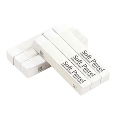 Abbildung von IPENNY 6er Soft Pastellkreide Hochwertige Kreiden Kreide Stifte Weichpastell in leuchtenden Farben Hoch pigmentiert Etui Studio Kunst Hobby Malen Basteln Kinder Schule DIY