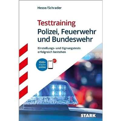 Abbildung von STARK Testtraining Polizei, Feuerwehr und Bundeswehr: Einstellungs Eignungstests erfolgreich bestehen