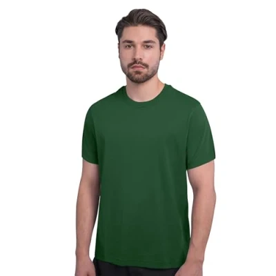 Abbildung von HRM Herren Luxury Round M T Shirt, Bottle Green