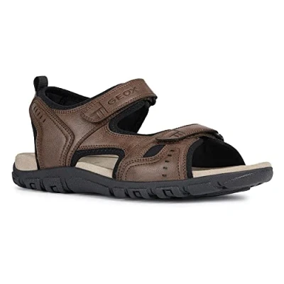 Abbildung von Geox Strada A Trekkingsandale, Herren, Größe: 39, Coffee Schuhe