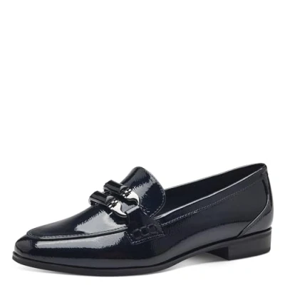 Abbildung von Marco Tozzi Damen 2 24237 43 Slipper, Navy MET. PAT, 39 EU