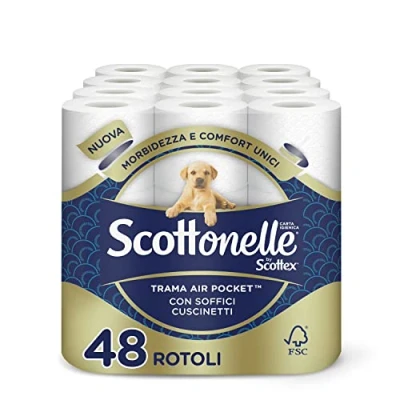 Abbildung von Scottonelle, Toilettenpapier, weich und geprägt 48 Unità