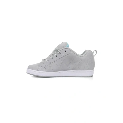 Abbildung von DC Shoes Court Graffik Sneaker low, Damen, Größe: 40, Grey/grey/white Schuhe