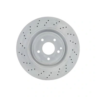 Abbildung von BOSCH 0 986 479 651 Bremsscheibe 345 30 5 112 gelocht, Belüftet beschichtet legiert/hochgekohlt MERCEDES BENZ: C Class Saloon, CLK Coupe