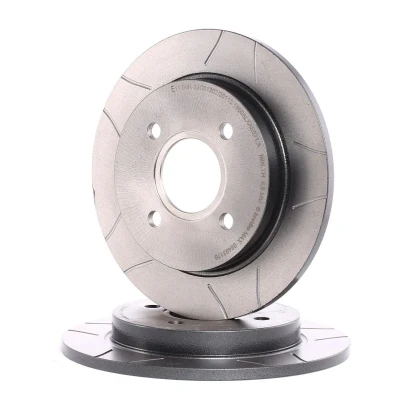 Abbildung von BREMBO MAX LINE 08.4931.76 Bremsscheibe 253 10 4 voll, geschlitzt beschichtet FORD: FIESTA 5, 6, Focus Mk1 Hatchback