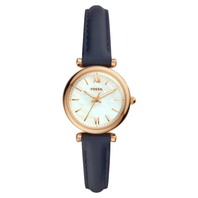 Abbildung von Fossil Carlie Uhr, Damen, Größe: One Size, Blau