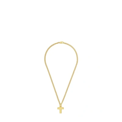 Abbildung von s.Oliver Kreuz Halskette goldcoloured, Herren, Größe: 50, Gold coloured