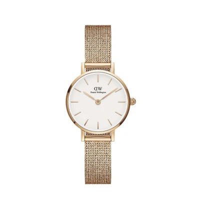 Abbildung von Daniel Wellington Petite Pressed Melrose Uhr Rose goldcoloured, Größe: 24, gold coloured