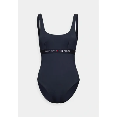 Abbildung von Tommy Hilfiger ONE Piece Badeanzug, Damen, Größe: Small, Desert sky