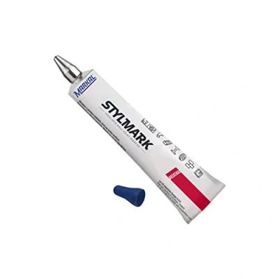 Abbildung von Markal 96657 Stylmark Marker, Spitze Kugelschreiber 3 mm aus Stahl, blau