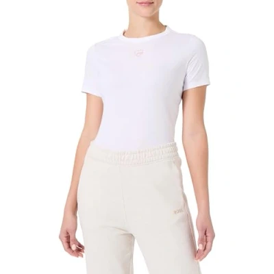 Abbildung von BOSS Elogo Tshirt basic, Damen, Größe: Small, White