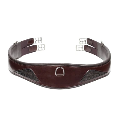 Abbildung von Equiline Sattelgurt Classic Leder Braun 120cm