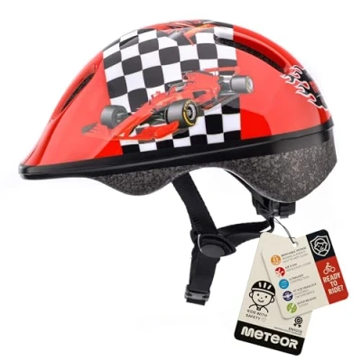Abbildung von meteor® kinderfahrradhelm Sicherer Fahrradhelm Kinder Helm rollerhelm Jungen für Mountainbike Inliner skaterhelm BMX fahradhelm Scooter Bike Helmet