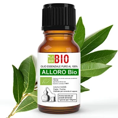 Abbildung von LorbeerÖl Bio Ätherisches Öl 100% Reines 5 ml Aromatherapie Kosmetik Therapeutische Laborbio