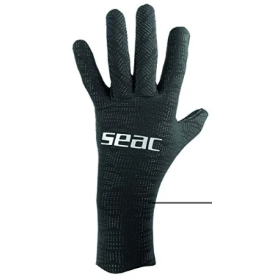 Abbildung von Seac Ultraflex 2, Ultra elastische 2 mm Neoprenhandschuhe für Tauchen und Unterwasser Speerfischen, rutschfest