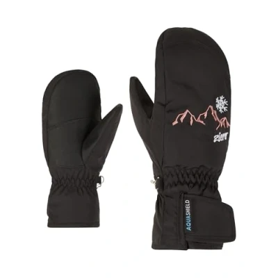 Abbildung von Ziener Kinder LAILLANI Ski Fäustling/Wintersport wasserdicht, PFC frei, Black, 7