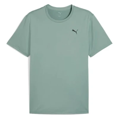 Abbildung von Puma Essentials Solid CAT TEE Small Sport Tshirt, Herren, Größe: XXL, Green moon