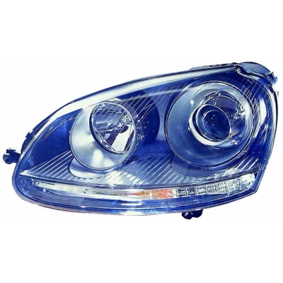 Abbildung von ABAKUS 441 11A5L LEHM3 Scheinwerfer links D2S, H7 Xenon mit Stellmotor für LWR P32d 2, PX26d VOLKSWAGEN: Golf 5, Jetta 3