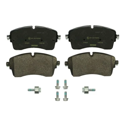 Abbildung von TEXTAR 2248505 Bremsbelagsatz für Verschleißwarnanzeiger vorbereitet mit Bremssattelschrauben LAND ROVER: Range Rover 4, Sport