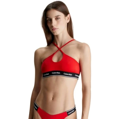 Abbildung von Calvin Klein Damen Bikini Oberteil Halter Bralette ohne Bügel