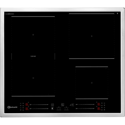 Abbildung von Bauknecht BS 5760C CPFT Induktions Kochfeld / 60 cm/CleanProtect mühelose Reinigung nur mit Wasser/Booster Funktion/Kindersicherung/FlexiDuo/Restwärmeanzeige/Simmer Funktion/Touch Control