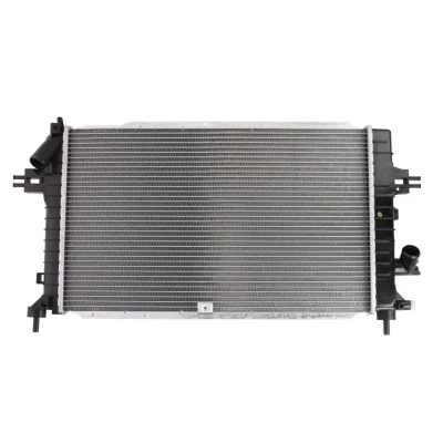 Abbildung von THERMOTEC D7X028TT Kühler, Motorkühlung Aluminium für Fahrzeuge mit/ohne Klimaanlage 600 368 26 Schaltgetriebe Kühlrippen gelötet OPEL: Zafira B