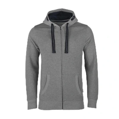 Abbildung von HRM Herren Jas M Kapuzenpullover, Grau meliert,
