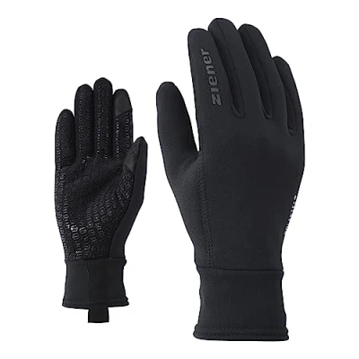 Abbildung von Ziener Idiwool Touch Glove Multisport Fingerhandschuh, Damen, Größe: 9.5, Black