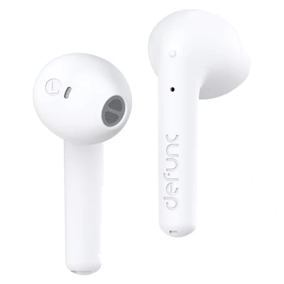 Abbildung von Defunc True Lite Earbuds In Ear Kopfhörer Bluetooth Mit Rauschunterdrückungsfunktion White Weiß Kunststoff