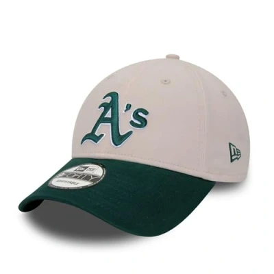 Abbildung von New Era Oakland Athletics Contrast Visor 9Forty Adjustable Cap Beige One Size