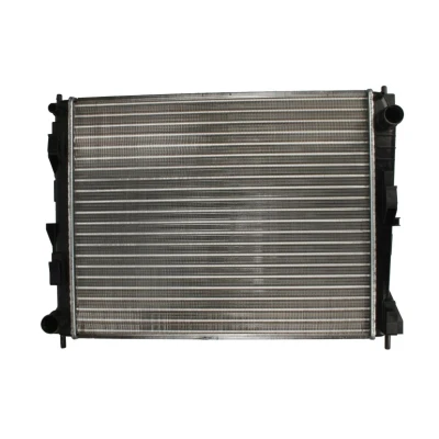 Abbildung von THERMOTEC D71024TT Kühler, Motorkühlung Aluminium für Fahrzeuge ohne Klimaanlage 416 495 23 Schaltgetriebe Kühlrippen mechanisch gefügt