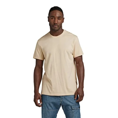 Abbildung von G Star RAW Herren Back Graphic T Shirt, Beige (postbag D23160 336 1868), L