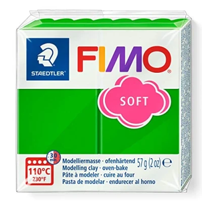 Abbildung von STAEDTLER 8020 53 Fimo Soft Normalblock, Modelliermasse, 57 g, tropischgrün, 1 Packung