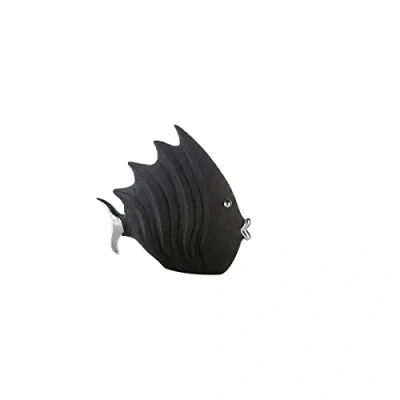 Abbildung von Casablanca Figur/Dekofigur Fisch Poly Farbe: schwarz 26 x 29 cm