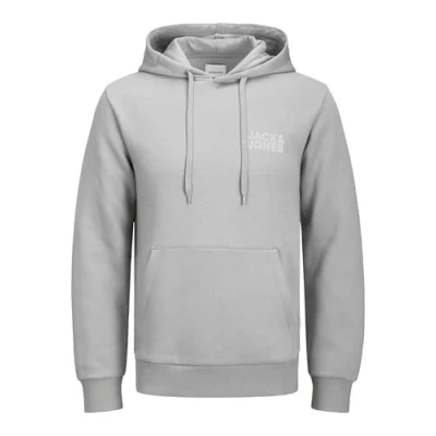 Abbildung von Jack &amp; Jones Jjecorp LOGO HOOD Kapuzenpullover Ultimate grey, Herren, Größe: Medium, grey