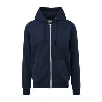Abbildung von QS Basic Sweatjacke tiefblau S