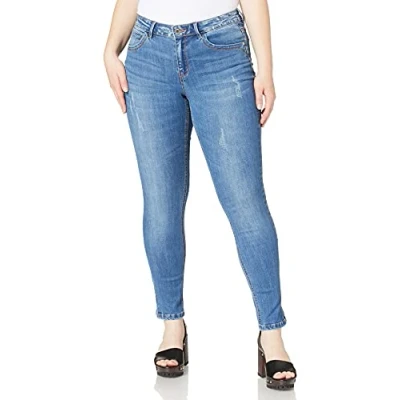 Abbildung von ONLY Carmakoma Carkarla Jeans Skinny Fit, Damen, Größe: 50, Medium blue denim