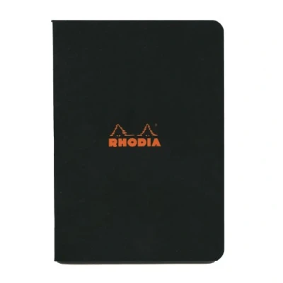 Abbildung von Rhodia 119183C Heft (DIN A5, 14,8 x 21 cm, kariert, 48 Blatt) 1 Stück schwarz