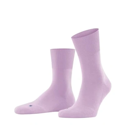 Abbildung von FALKE Unisex Run U SSO Baumwolle Funktionsmaterial einfarbig Socken, Rosa Shell Pink 8045, 37 38