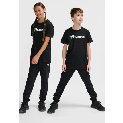 Abbildung von Hummel LOGO KIDS Unisex Tshirt print für Kinder, Größe: 140, Black