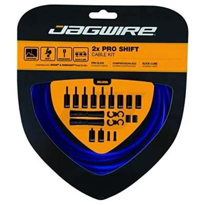 Abbildung von Jagwire PCK505 Kabel Set und Kabelkanal Unisex Erwachsene, SID Blue