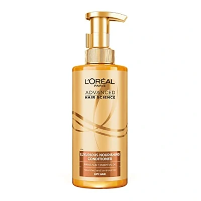 Abbildung von L&#039;Oréal Paris Nährpflege Spülung für eine intensive Pflege bei allen Haartypen, Mit Aminosäuren und ätherischen Ölen mehr Glanz Seidigkeit, Advanced Hair Science, 1 x 440 ml Pumpspender