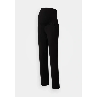 Abbildung von Mamalicious Mllif Straight Stoffhose, Damen, Größe: 34, Black