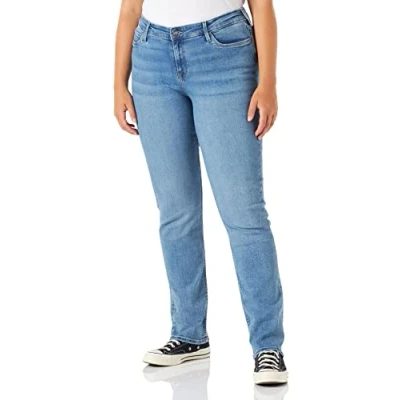 Abbildung von Lee Marion Straight Jeans Leg, Damen, Größe: 28x31, Partly cloudy