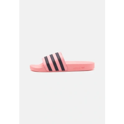Abbildung von adidas Originals Adilette Pantolette flach, Größe: 43, Glow pink/aurora black/ Leder