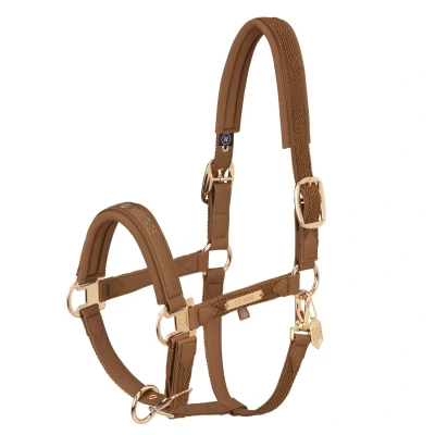 Abbildung von Eskadron Halfter Heritage Faux Leather Plait Almond