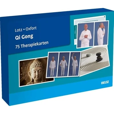 Abbildung von Qi Gong: 75 Therapiekarten mit 32 seitigem Booklet in hochwertiger Klappkassette. (Beltz Therapiekarten)