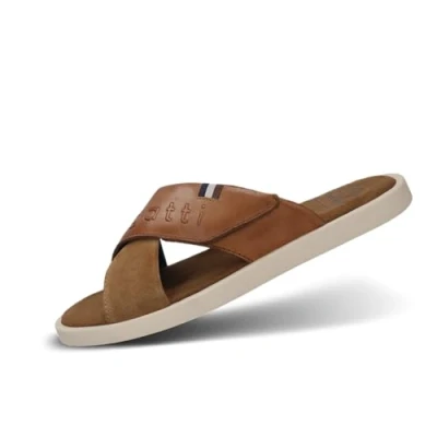 Abbildung von bugatti Derek Pantolette flach cognac, Herren, Größe: 41, Cognac Schuhe