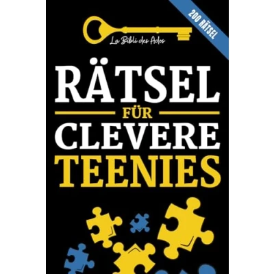Abbildung von Rätsel für Clevere Teenies: 200 Rätsel, Kriminalfälle und Logikspiele zum Lösen (+Lösungen) Teenager ab 12 Jahren (Bücher Teenies)